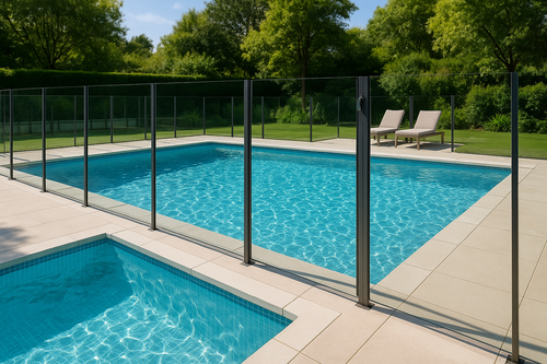 add a pool fence